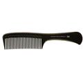 Acca Kappa Carbon Comb With Handle (The Teeth Of Medium Length) 22.5 Cm