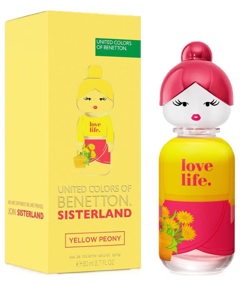 Benetton Sisterland Yellow Peony