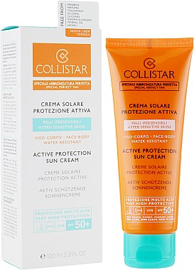 Collistar Active Protection Sun Cream Face Body SPF 50+