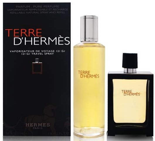 Hermes Terre D`Hermes Set (Parfum 30Ml + Parfum 125Ml Refill)