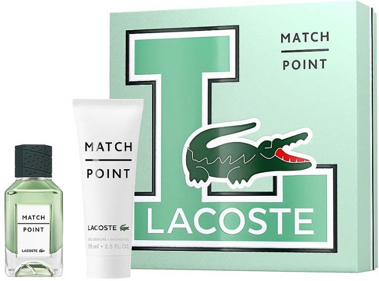Lacoste Match Point Set (Edt 50Ml + Sh/G 75Ml)