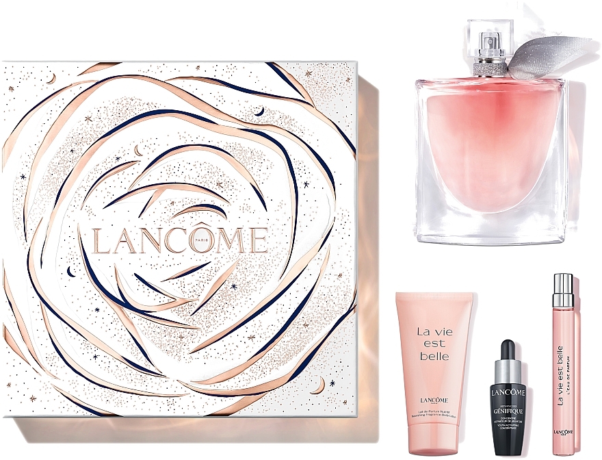 Lancome La Vie Est Belle Set (Edp 100Ml + B/L 50Ml + Edp 10Ml + Serum 10Ml)