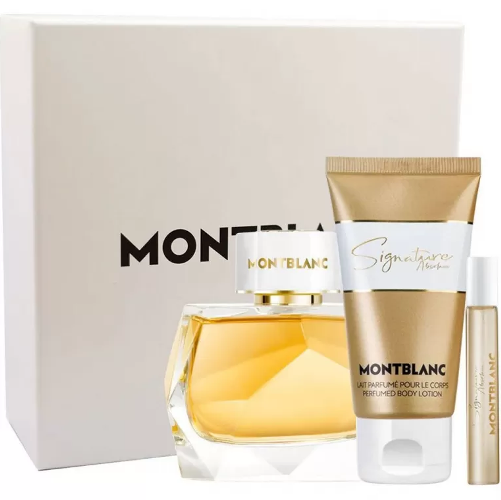 Mont Blanc Signature Absolue Set (Edp 90 Ml + Edp 7.5 Ml  + B/L 100 Ml)