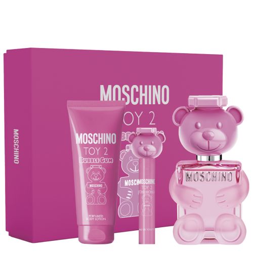Moschino Toy 2 Bubble Gum Set (Edt 100Ml + Edt 10Ml + B/L 100Ml)