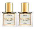 Nishane Set Parfum 15Ml Hacivat + Wulong Cha 15Ml