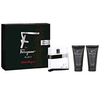 Salvatore Ferragamo F By Ferragamo Black Set
