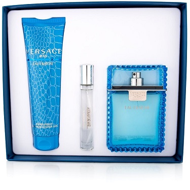 Versace Man Eau Fraiche Set (Edt 100 + Edt 10 + B/S Gel 150)