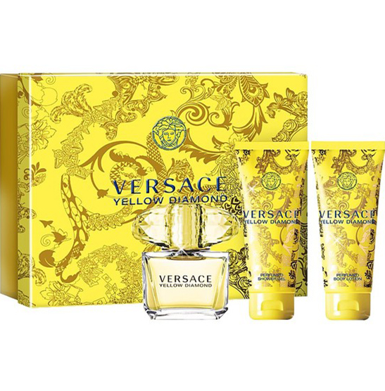 Versace Yellow Diamond Set (Edt 50Ml + B/L 50Ml + Sh/G 50Ml)