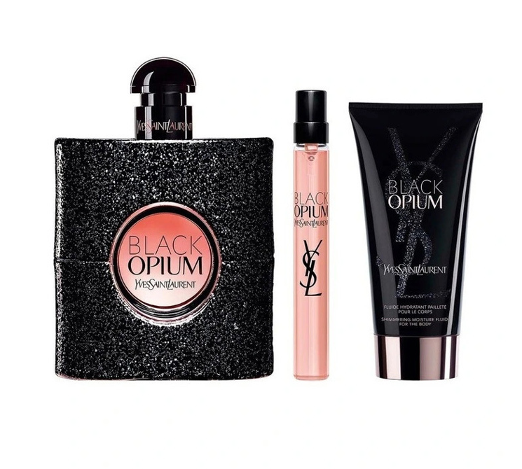 Yves Saint Laurent Black Opium Set (Edp 90Ml + Edp 10Ml + B/Lot 50Ml)