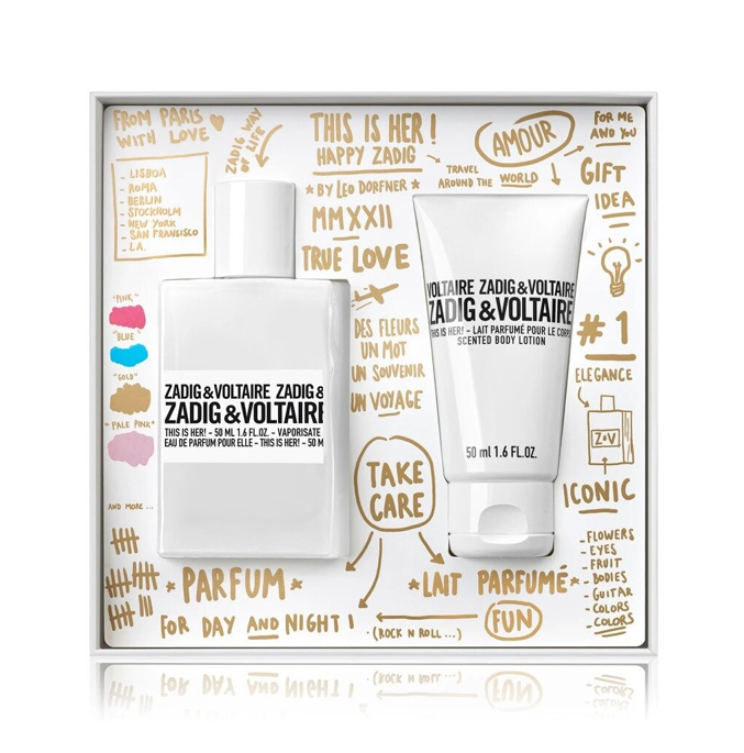 Zadig & Voltaire This Is Her Set (Edp 50Ml + B/Lot 50Ml)